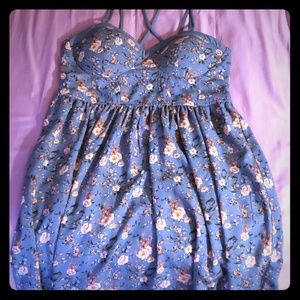 Blue Flower Dress